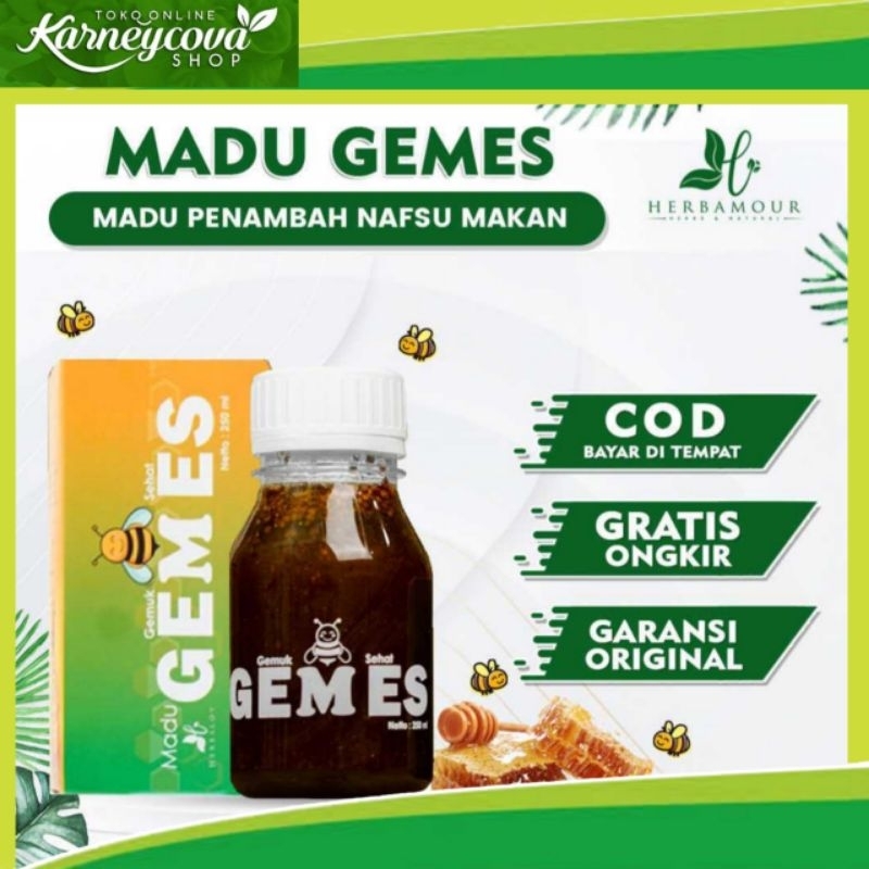 

Madu Gemes Madu Gemuk Sehat Penambah Nafsu Makan dan Penambah Berat Badan Anak