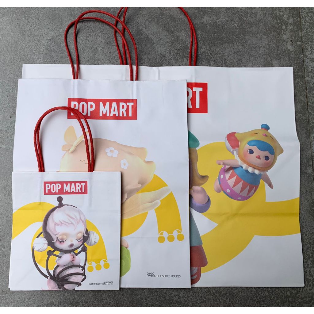 

( READY STOCK ) POP MART PAPERBAG 100% ORIGINAL