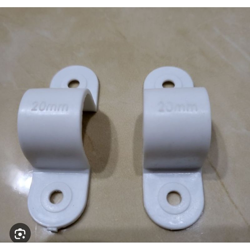 NISO socket pipa 20mm INDEX KLEM PIPA 20 MM / L pipa conduit/ isolator listrik 2cm