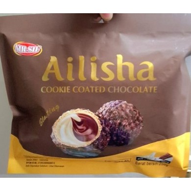 

Mr. Sif Ailisha Cookie Coated Chocolate Aneka Rasa pak 250gram