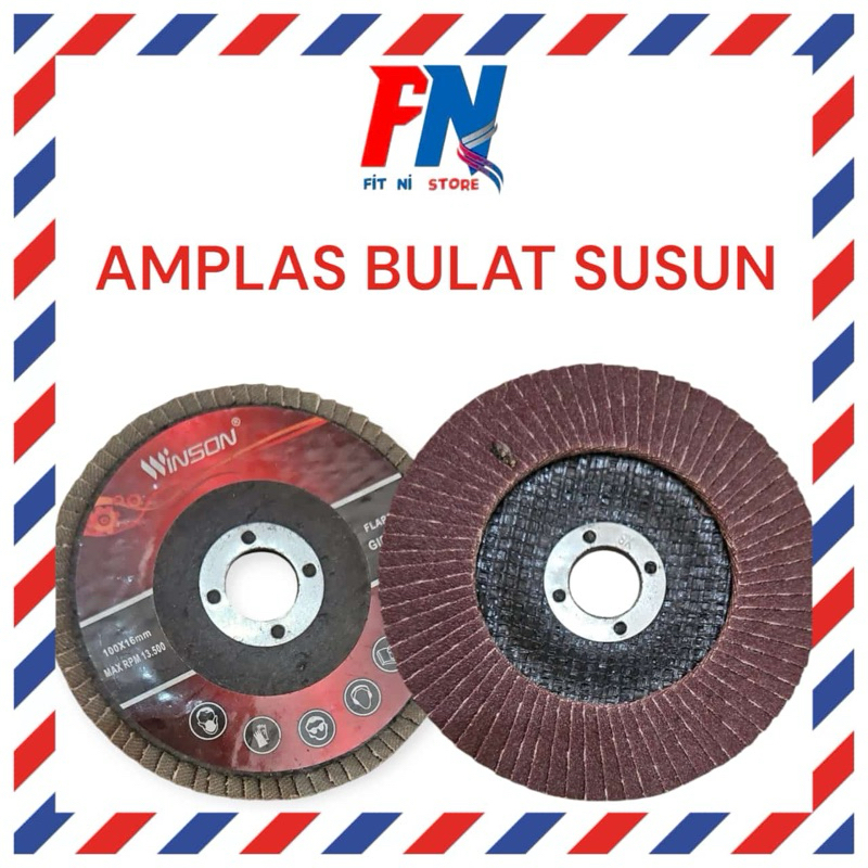 AMPLAS SUSUN BULAT AMPLAS BULAT SUSUN