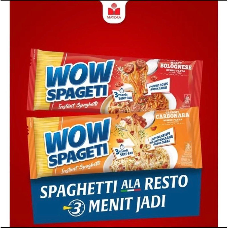 

wow spageti varian creamy carbonara