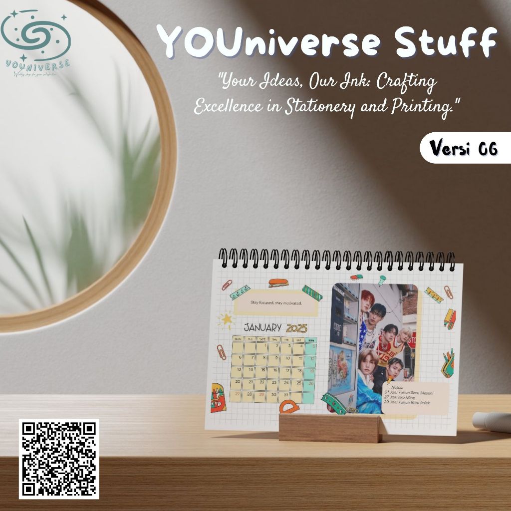 

Kalender Meja 2025 P1Harmony 'Sad Song' / Desk Calendar 2025 A5 KPOP ver. murah