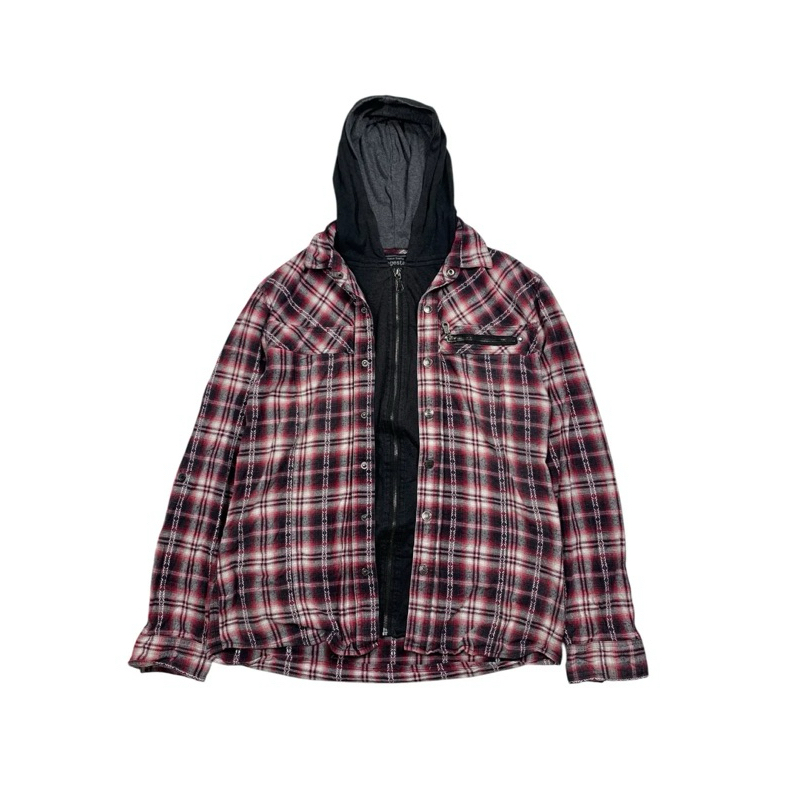 Jaket Flanel Kemeja Jaket Flanel Kemeja Flanel Hoodi Kemeja Flanel