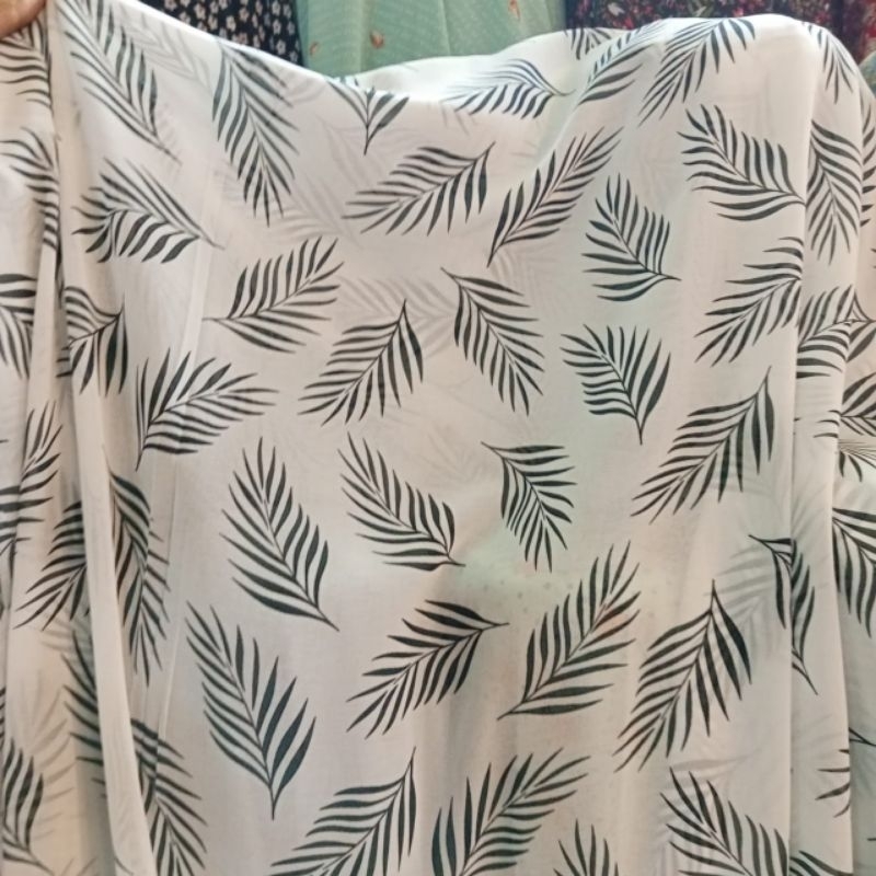 kain ceruty motif bunga daun kelapa - kain ceruty sifon premium - kain ceruty baby doll - ct