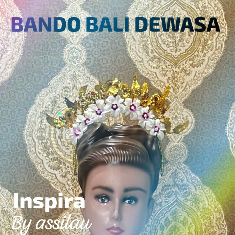 mahkota adat bali/bando adat bali/Sigar adat Bali anak dan dewasa/mahkota tari dan karnaval