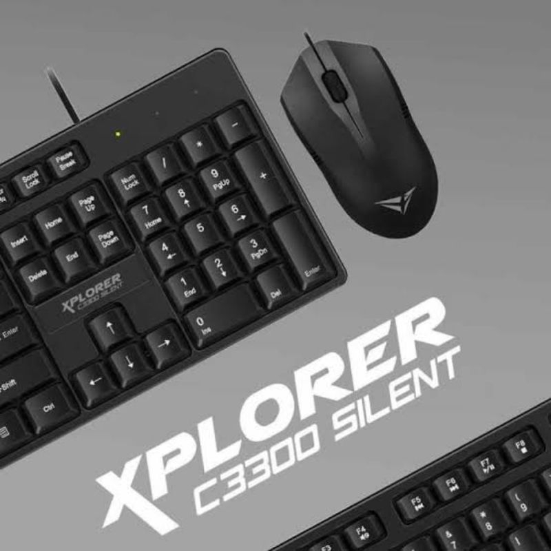 ALCATROZ KEYBOARD MOUSE XPLORER C3300 SILENT