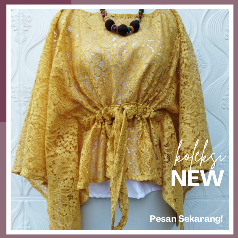 BRUKAT KERUT ATASAN KEBAYA BROKAT Brukat Kerut SERUT BAJU ADAT Ikat Modern Kondangan Tunangan Serut 