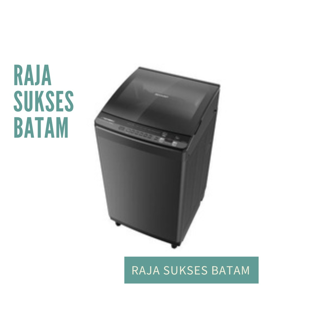 MESIN CUCI SHARP 10.5 KG (10 KG) ES-M1050XT-SA INVERTER 1 TABUNG BATAM