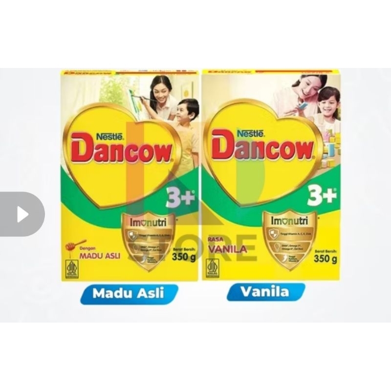 

Susu Dancow usia 3+, untuk usia 3-5 tahun, susu anak anak, Rasa vanilla dan madu