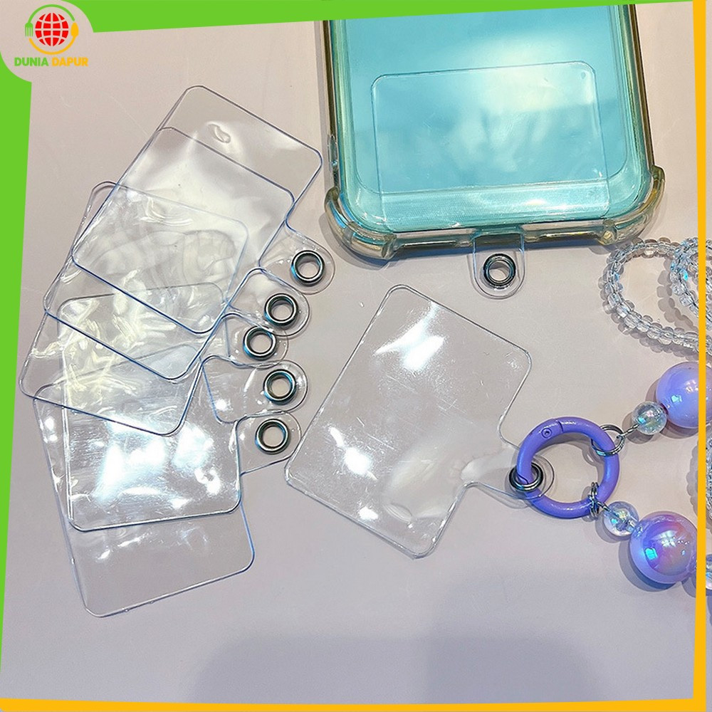 Gantungan HP Mika Soft Bening Universal / Cantolan Bening Case Casing Phone Holder Transparan Konekt