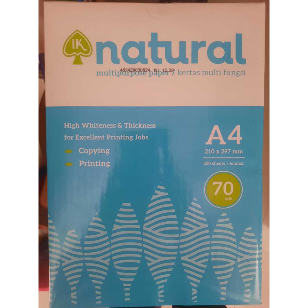 

Kertas HVS A4 70gr Natural 1 Rim