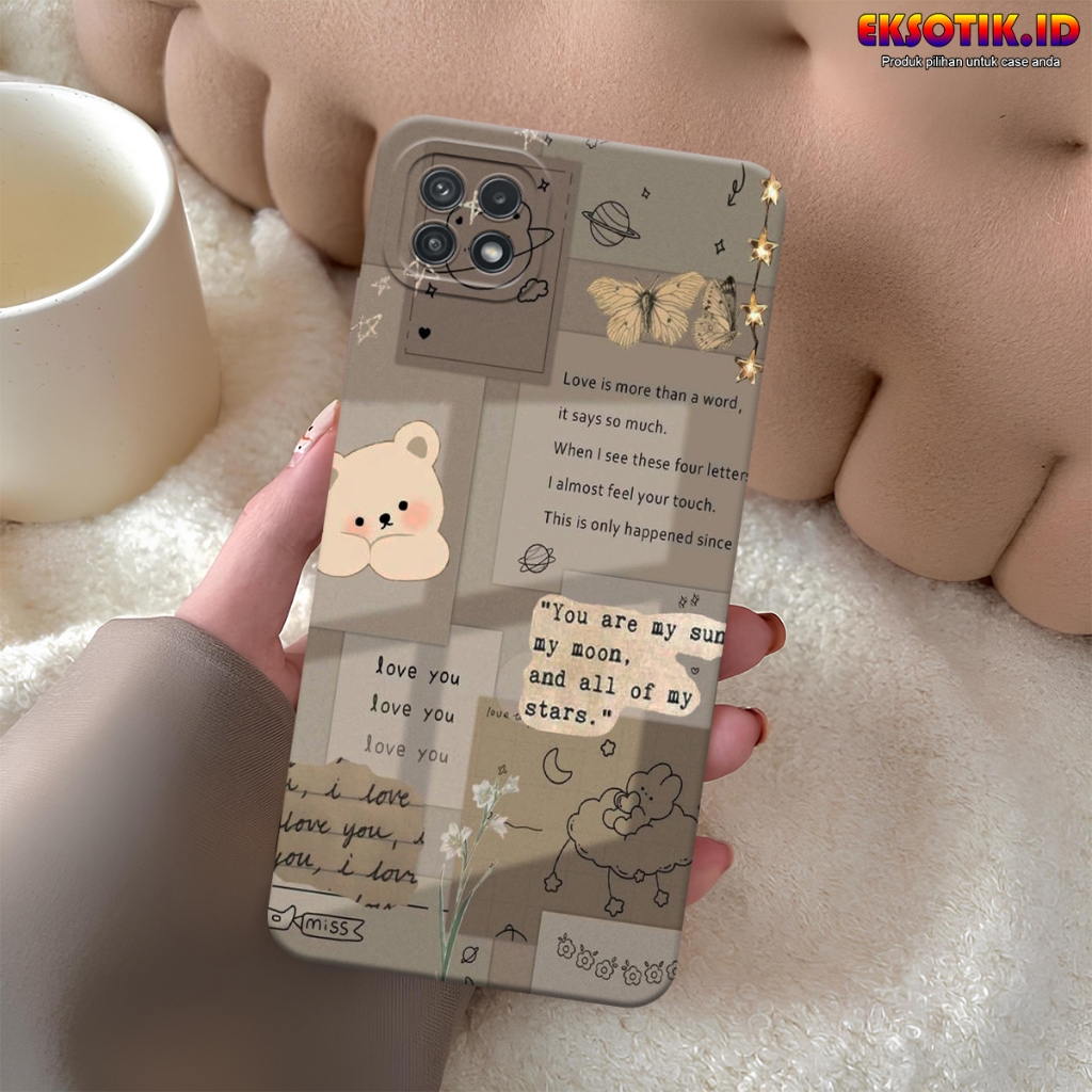 Case Samsung A22 5G - Casing Samsung A22 5G - Fashion Case - Silikon Samsung A22 5G  - Motif Keren D