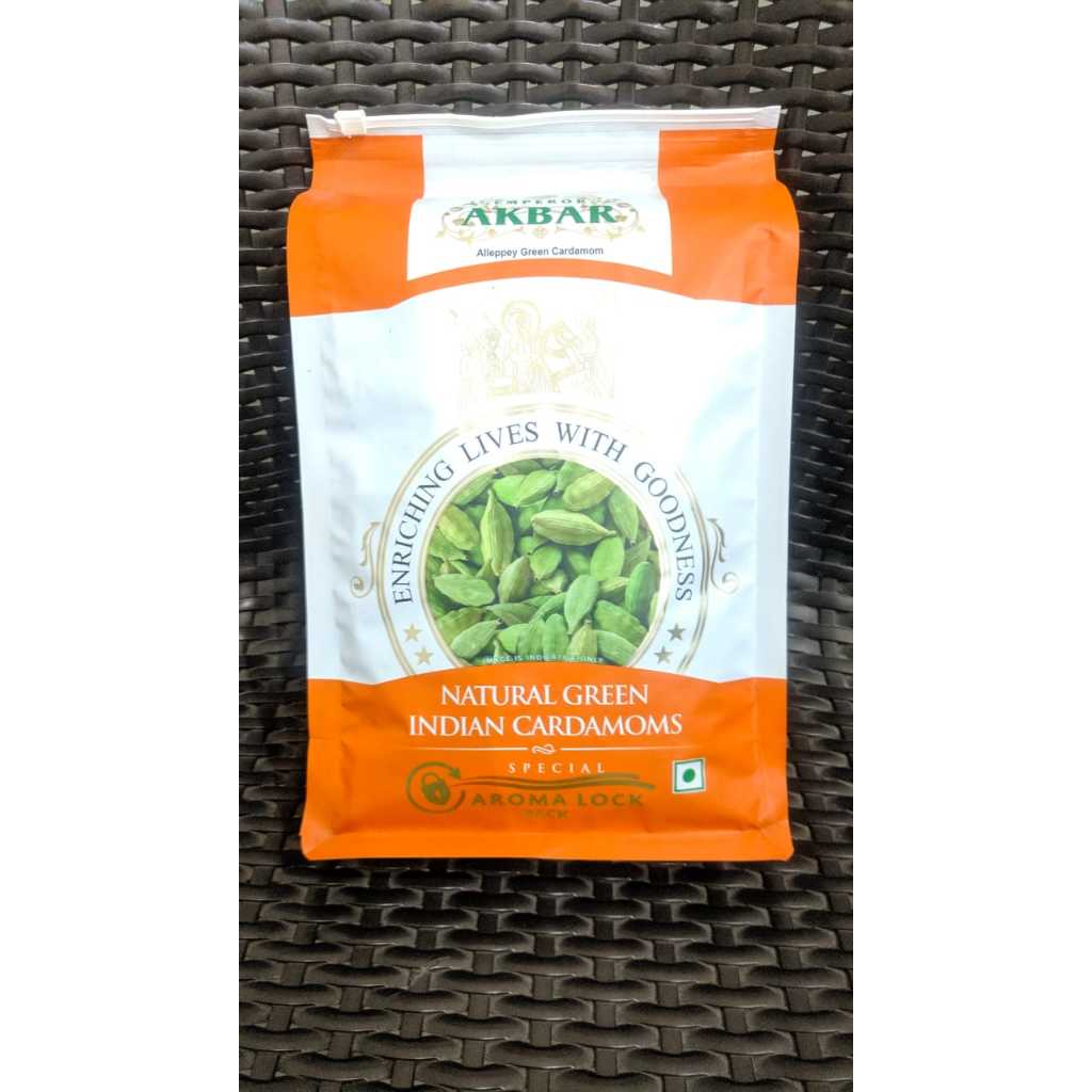 Kapulaga Hijau Arab Akbar kemasan 1 Kg Rempah Bumbu