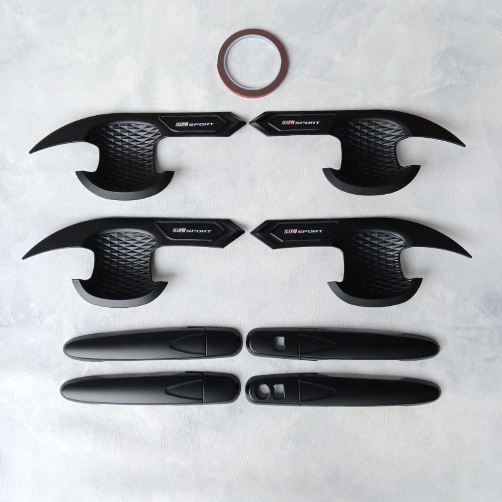 Outer Cover Mangkok Handle Pintu Mobil Rush GR Sport 2018 - 2024 Hitam