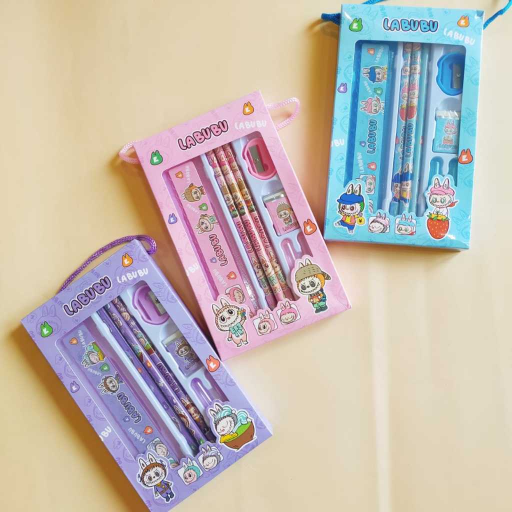 

Alat Tulis 8in1 Labubu ATK Stationery Set Kotak Pensil The Monsters LABUBU 8in1 Persegi