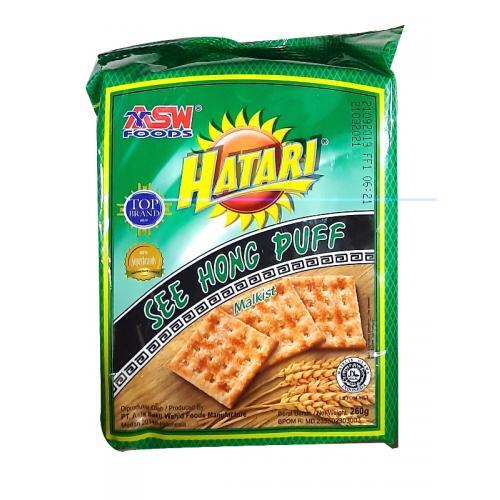 

[245 Gram] ASW Foods Crackers Hatari Cream Crackers / See Hong Puff Malkist / Kelapa 245 gr