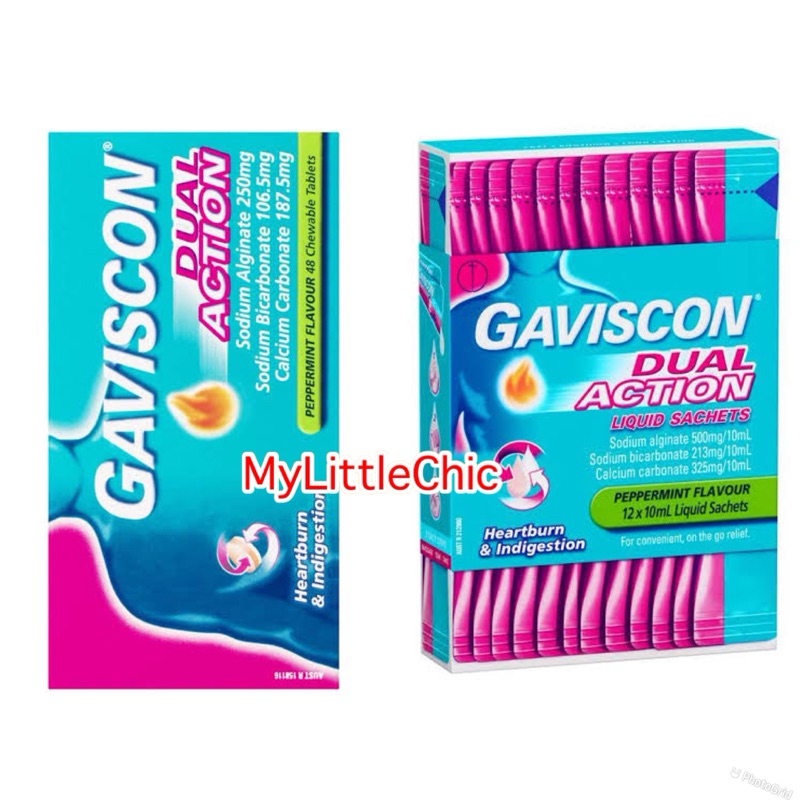 GavisconDual Action Tablet / Liquid ORIGINAL AUSTRALIA