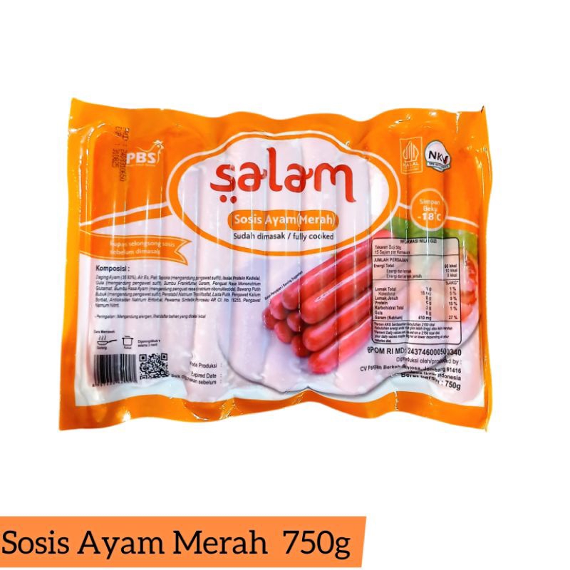 

Salam Sosis Ayam Merah 750g