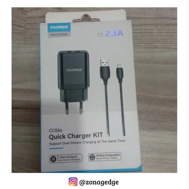 Foomee Super Charger Kit CC06s Dual-Device Charging