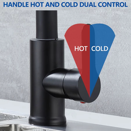Paket Lengkap Kitchen Sink Dan Kran Tarik Hitam Wastafel Cuci Piring Stainless Tempat Cuci Piring