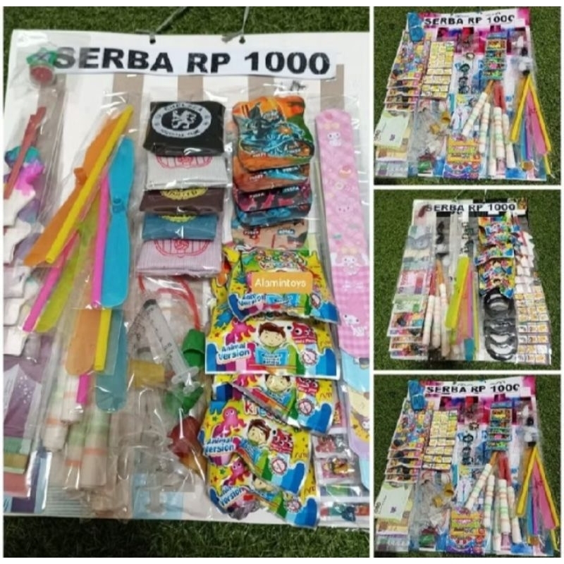isi 50pcs mainan renceng serba 1000an