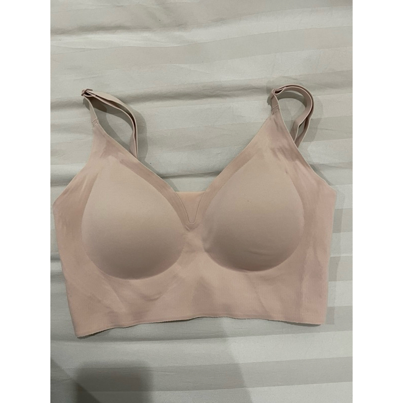 PRELOVED iminxx bh bra wanita tanpa kawat nude krem