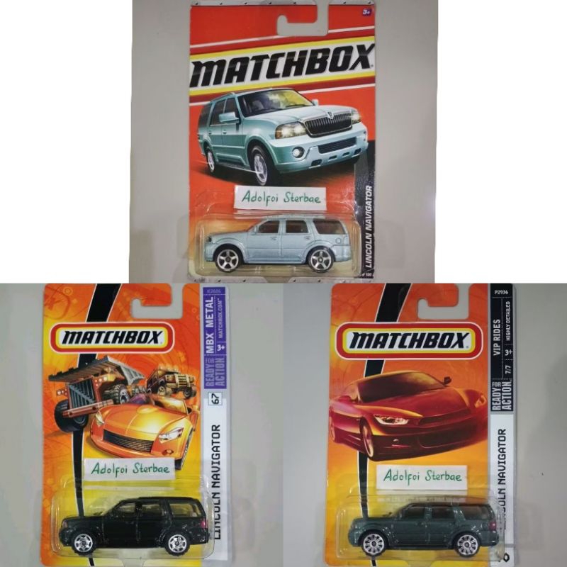 matchbox lincoln navigator mbx metal ready for action vip rides highly detailed