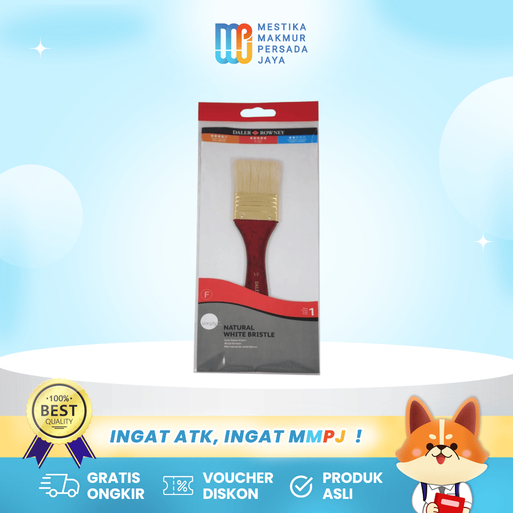 

Daler Rowney Kuas Minyak 1 Set Simply Oil Bristle SkyFlow