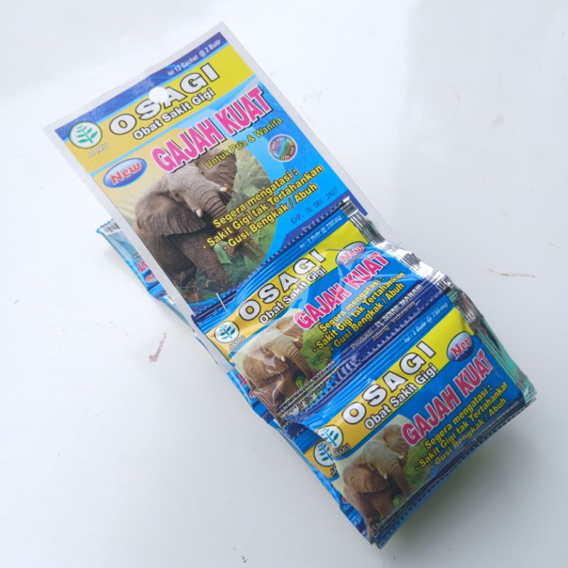 Osagi Obat Sakit Gigi Cap Gajah kuat tablet original