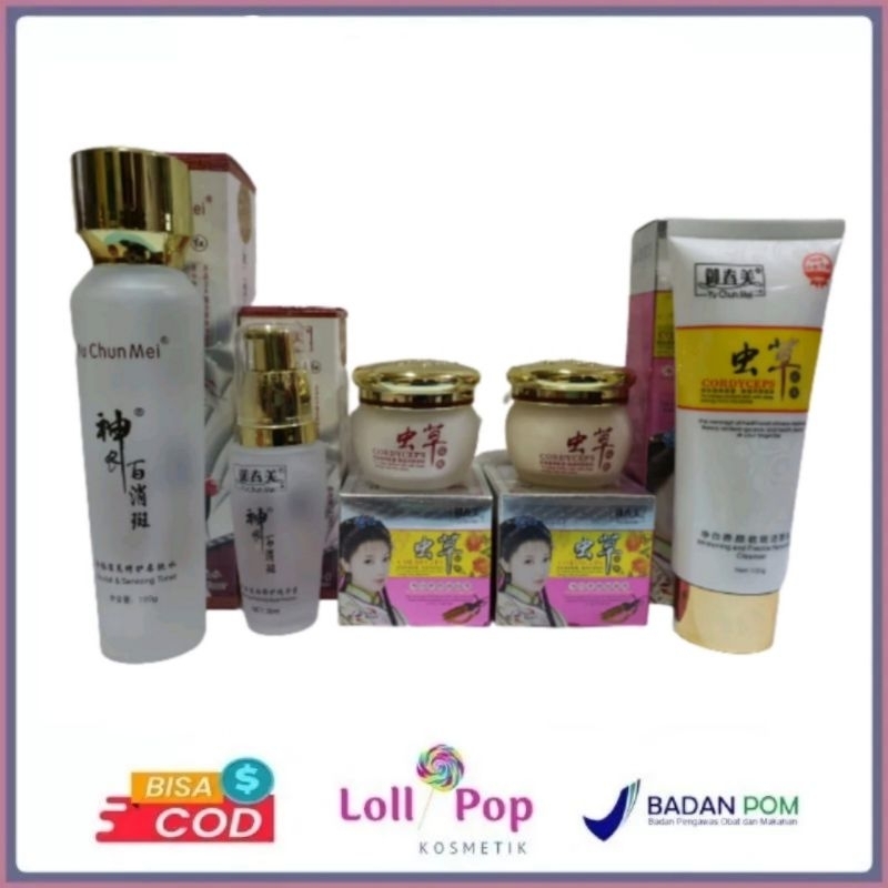YU CHUN MEI CORDYCEPS BPOM INDONESIA / SKINCARE YU CHUN MEI BPOM