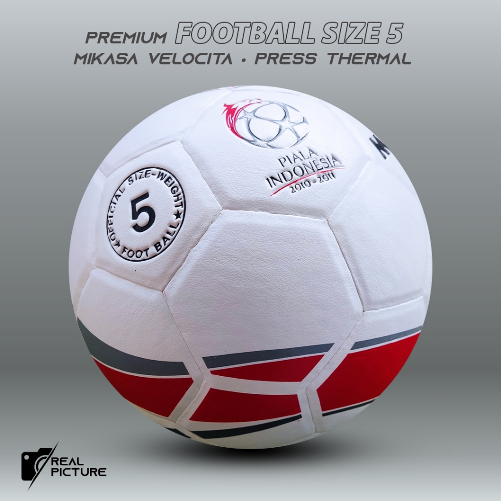 Bola Sepak Size 5 MIKASA VELOCITA Bola Sepak Press Asli Import Murah PU Premium