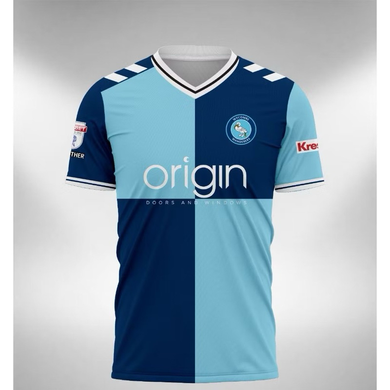 Jersey Wycombe Wanderers FC Home 2024 2025 sepak bola