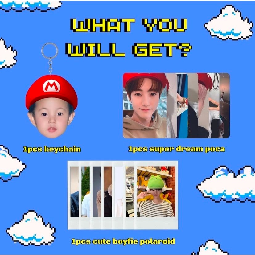 KEYCHAIN NCT DREAM SUPER MARIO