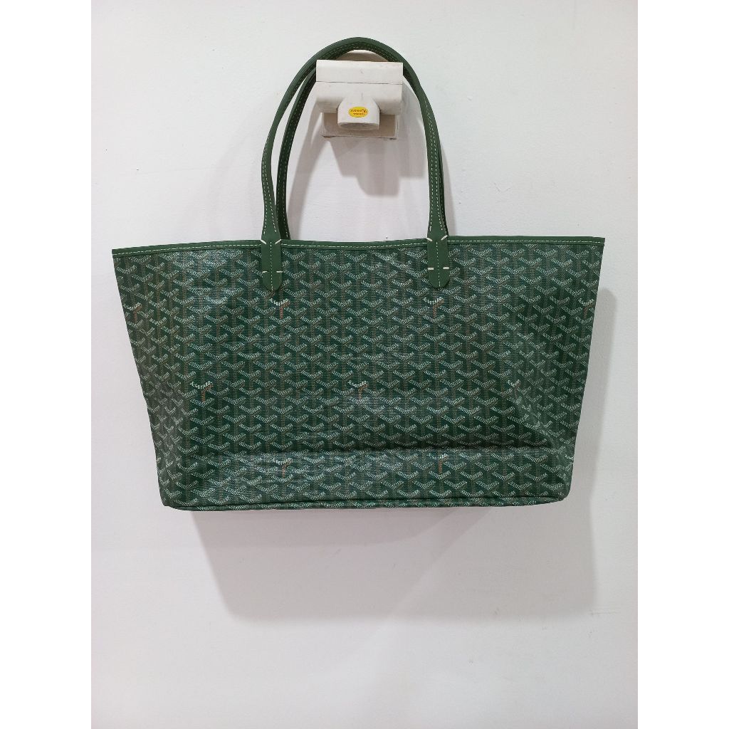 Tas Tote Goyard Hijau Besar Auten Minus Dompet Kecil