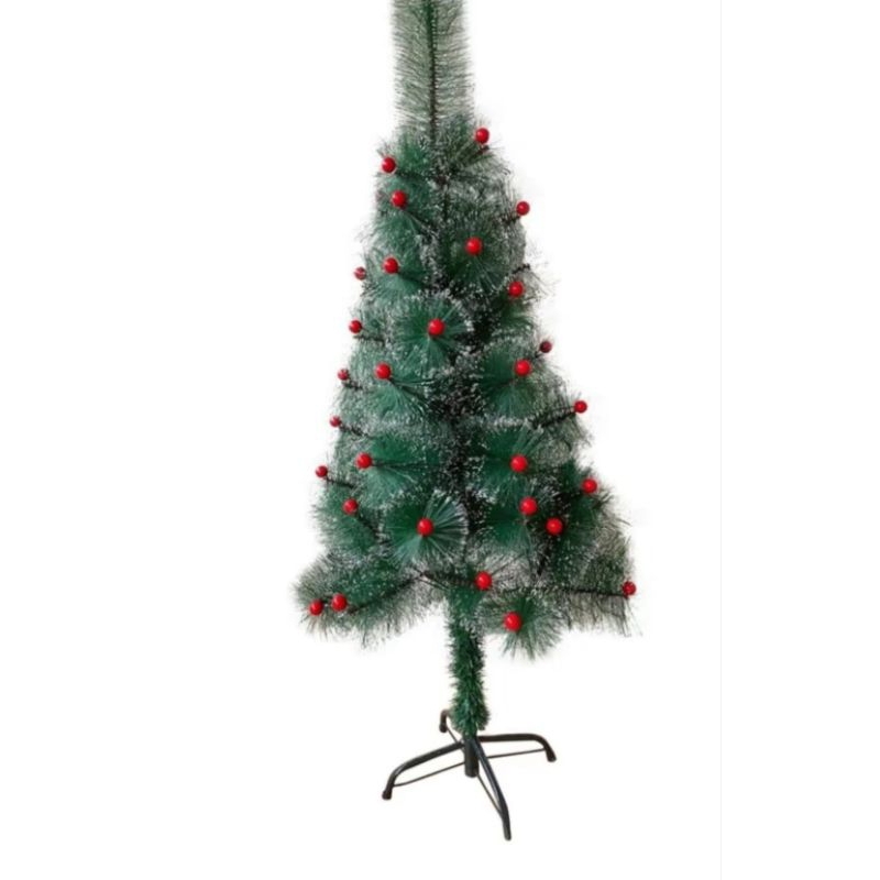 

90 Cm Pohon Natal Jarum Bintik Dekorasi Rumah Artifisial Buah Hiasan