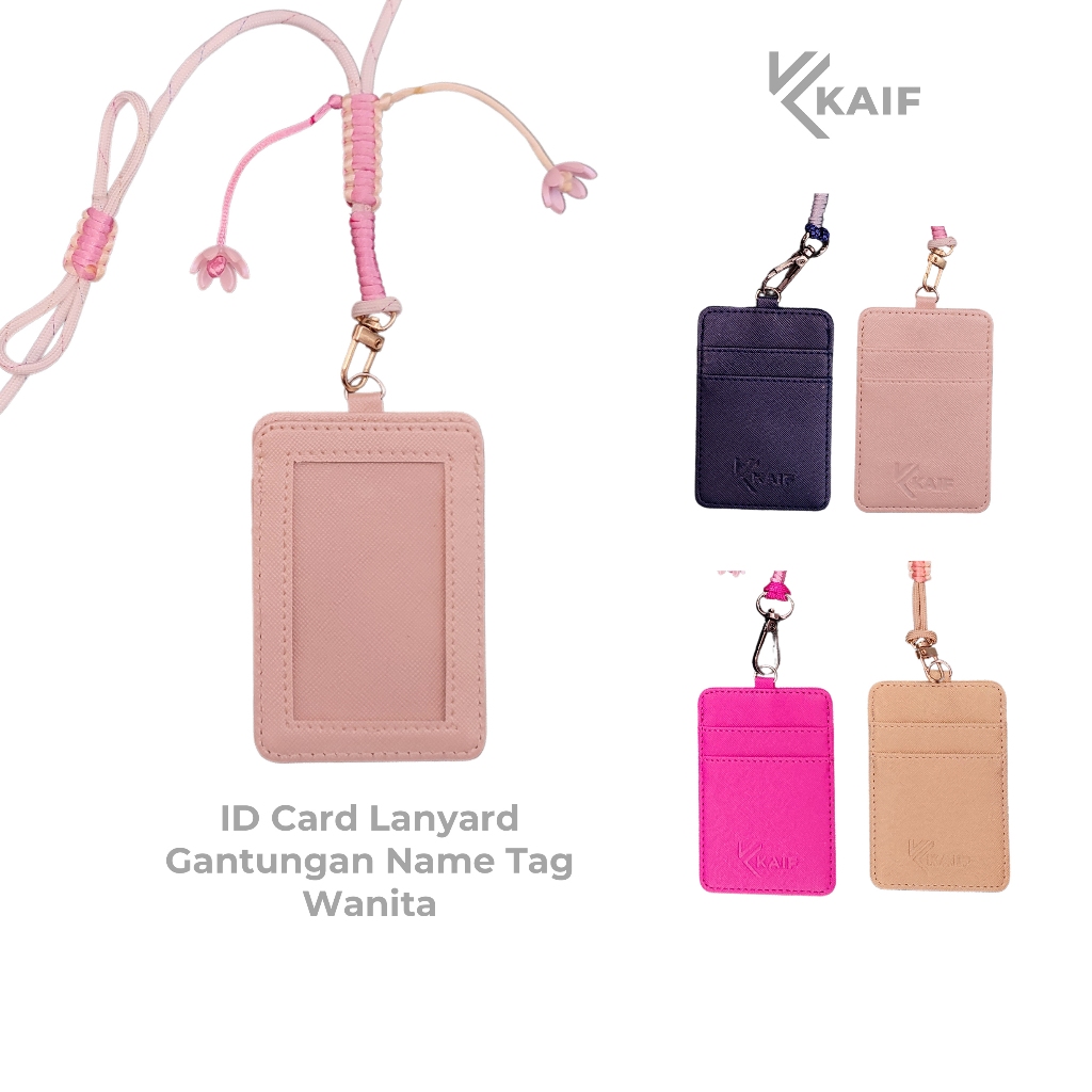 

Kaif - ID Card Lanyard Gantungan Name Tag Wanita