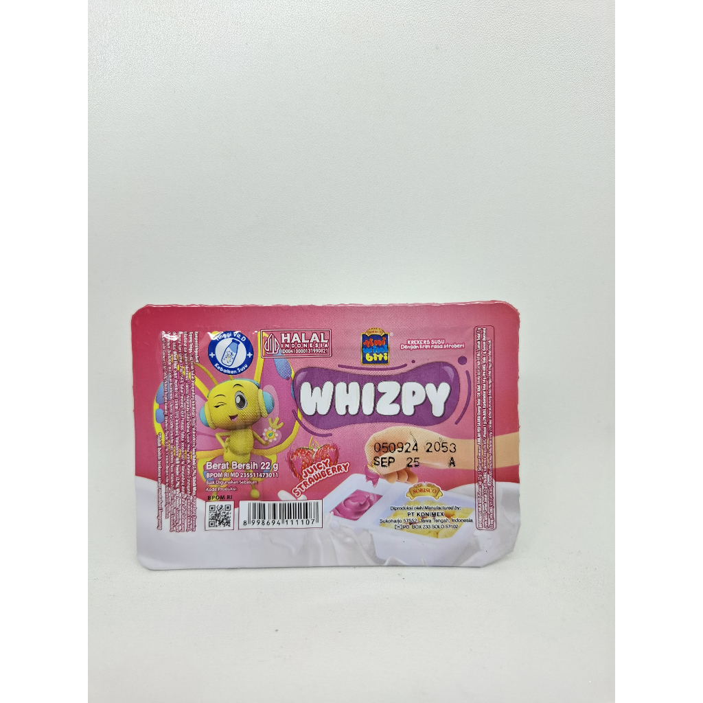 

Tini Wini Biti Whizpy / Cokelat / Strawberry / Buble Gum 22gr