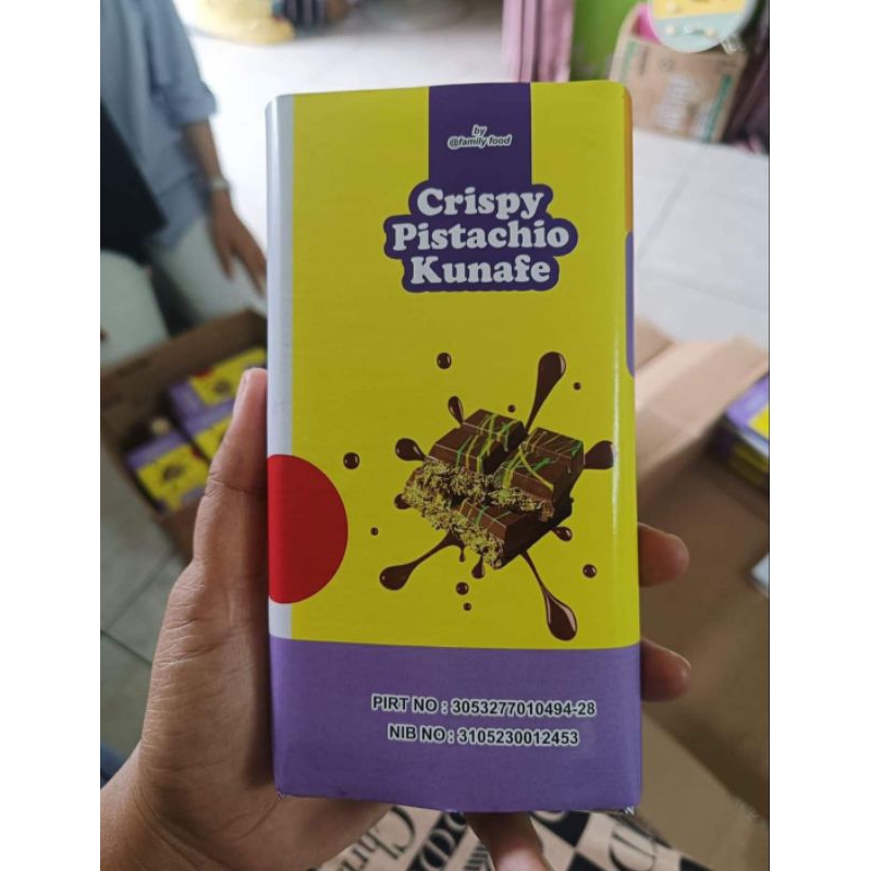 

Cokelat Crispy pitachio kunafe