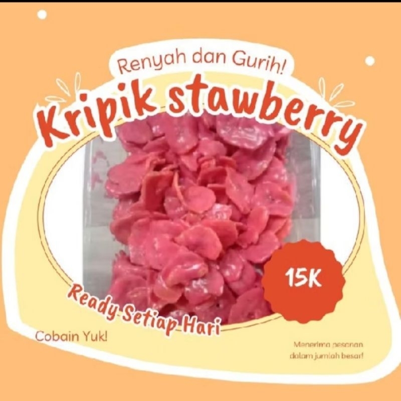 

kripik pisang stawberry 130gram