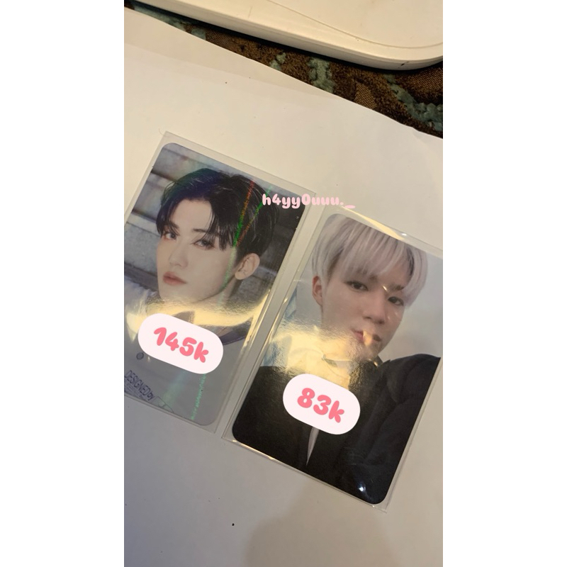 wts pc jeno fansign everline jas hitam | pc jaemin pob hottracks dreamscape