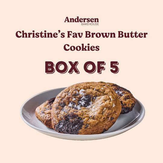 

Andersen Bakehouse Box of 5 Christine's Fav Brown Butter Cookies