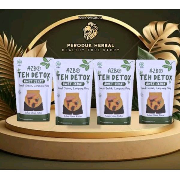 

PAKET HEMAT 4POUCH AZBO TEH DETOX ORIGINAL TEH RAMUAN HERBAL PEMBERSIH PENCERNAAN,USUS,LAMBUNG,SEMBELIT,PELANCAR BAB,HAID & PENURUN BERAT BADAN