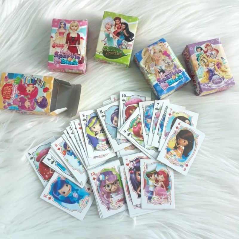 10 PCS MAINAN KARTU POKER KARAKTER