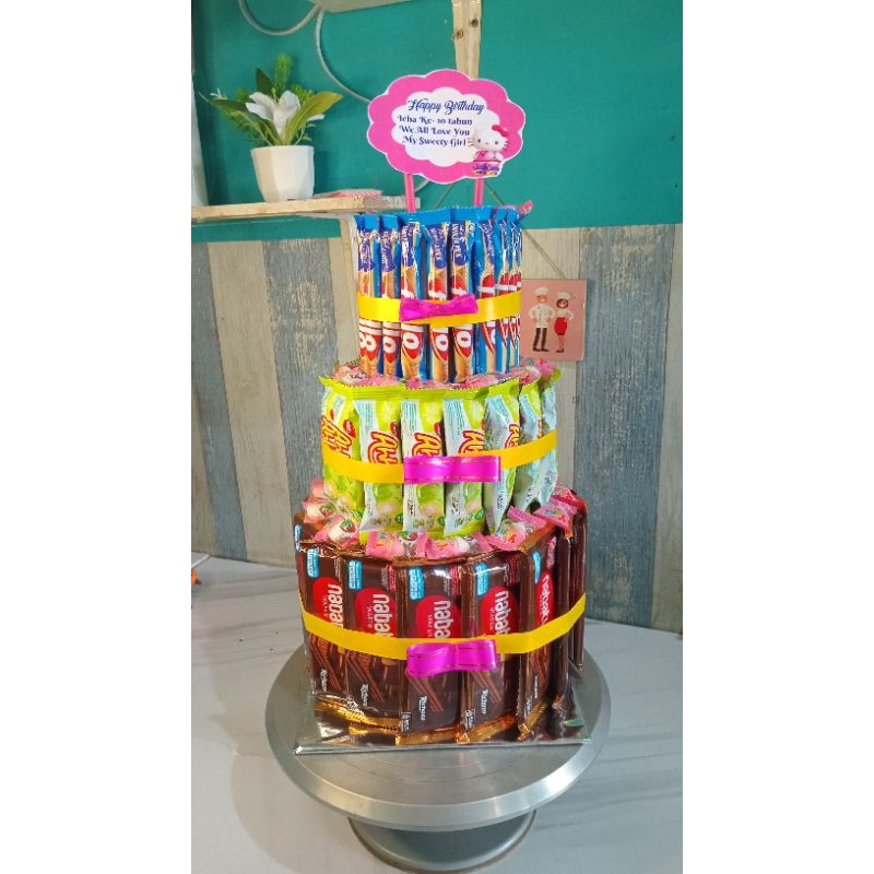 

snack tower malang / tower snack ultah / snack ultah / snack ulang tahun