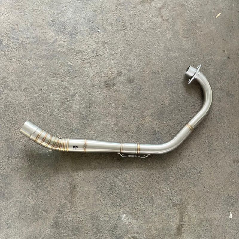 LEHERAN KNALPOT CB GL MP TIGER 35 38 FULL BENDING PREMIUM SAMBUNG