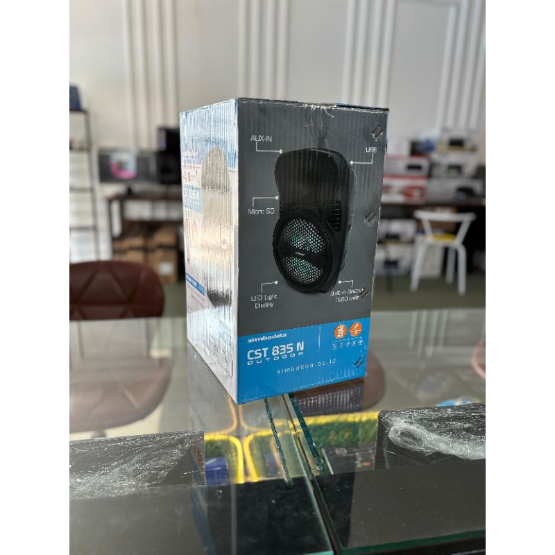 Speaker Simbadda CST835N - SPEAKER KARAOKE FREE MIC KABEL