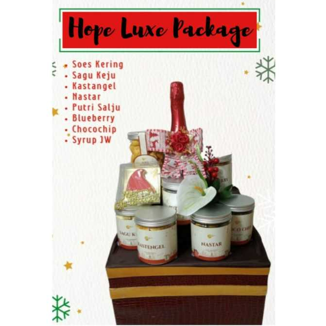 

Hampers / Parcel Kue Natal, Kue Kering ala DouxDélices Hope Luxe Package (Free Kartu Ucapan)
