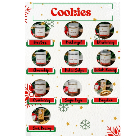 

Christmast Cookies , Kue Natal Satuan ala DouxDélices - Kue Soes Kering