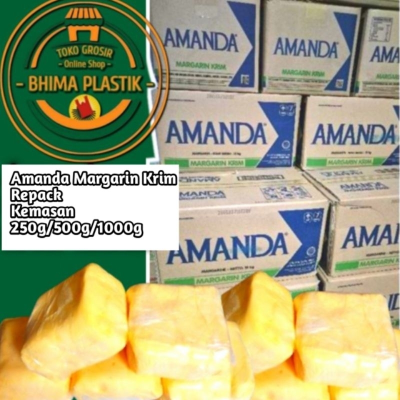 

Amanda Margarin Cream 1kg / Mentega Amanda 1kg / Margarin Amanda 1kg Termurah / Mentega Repack / Margarin Kiloan / Amanda Margarin